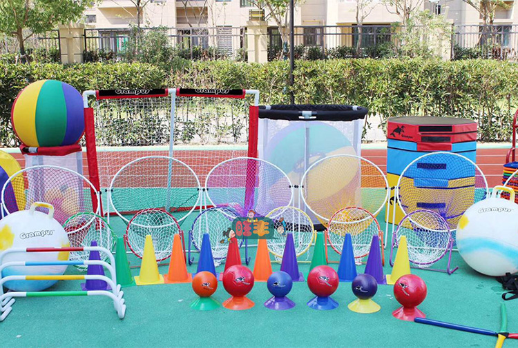 台湾格乐普 幼儿园早教儿童感统趣味运动器材坦克大战 滑板发射器