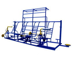 拽动两肋少阳经,预防肝胆疾病且调整内分泌通经活络的坐立扭腰器